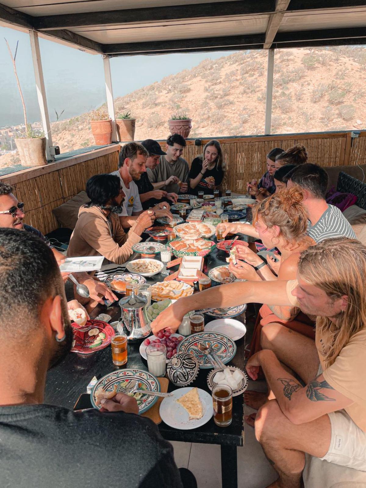 Tafoukt Surf Hostel Taghazout Buitenkant foto
